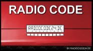 Radio Code geeignet für Blaupunkt BP0101 TRAVELPILOT DX-R52 7 613 300 101 